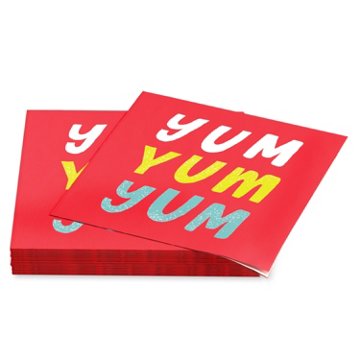 American Greetings Yum Yum Yum Lunch Napkins, 20 ct