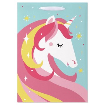American Greetings Unicorn Medium Gift Bag, 3.94" x 10.03" x 7"