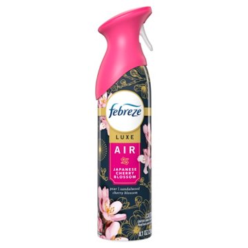 Febreze Luxe Air Freshener Odor Fighting Room Spray - Japanese Cherry Blossom Scent