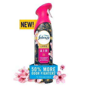 Febreze Luxe Air Freshener Odor Fighting Room Spray - Japanese Cherry Blossom Scent