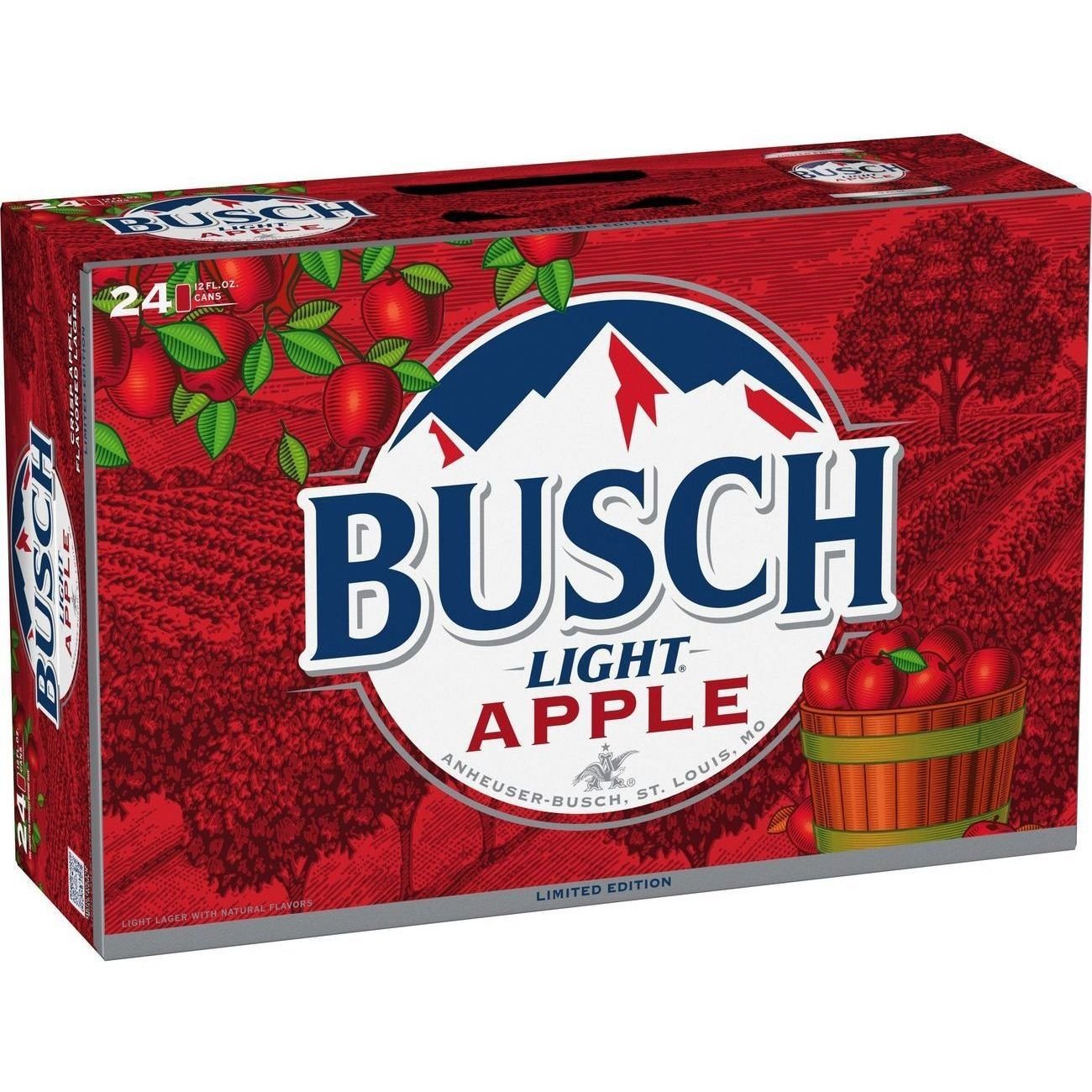 Busch Light Apple Laber Beer 24 pk Cans - Shop Beer at H-E-B