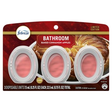 Febreze Bathroom Disposable Air Freshener - Baked Cinnamon Apple