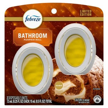 Febreze Bathroom Disposable Air Fresheners - Pumpkin Roll