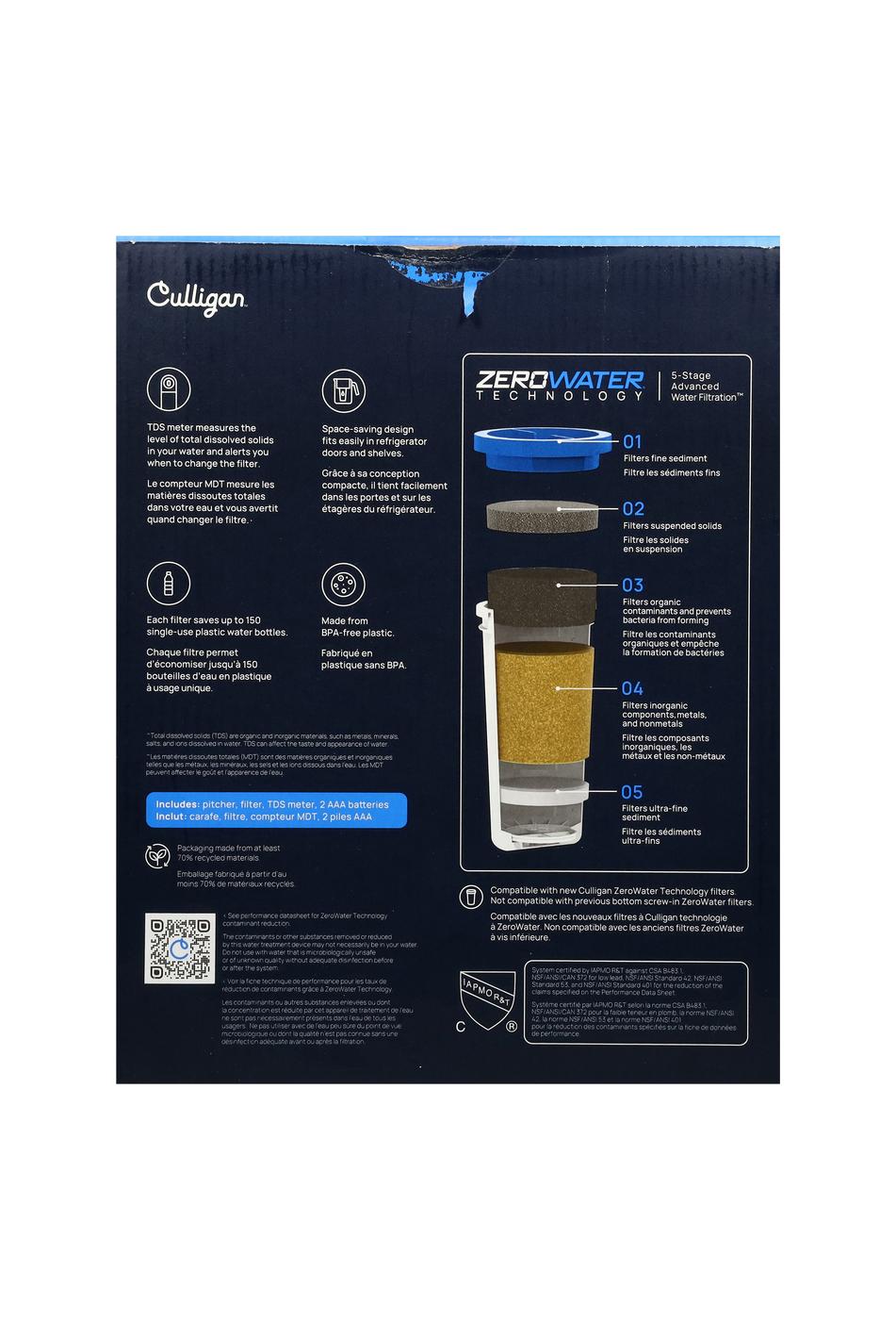 Culligan ZeroWater Filter Pitcher; image 4 of 5