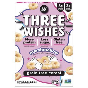 Three Wishes Grain Free Marshmallow Cereal 