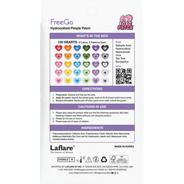 FreeGo XOXO Hydrocolloid Heart Pimple Patches