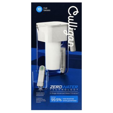 Culligan ZeroWater Filter Pitcher, 10 cup