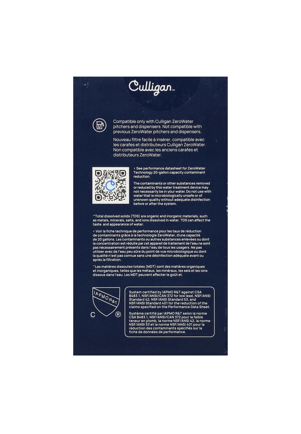 Culligan ZeroWater Filter; image 3 of 5