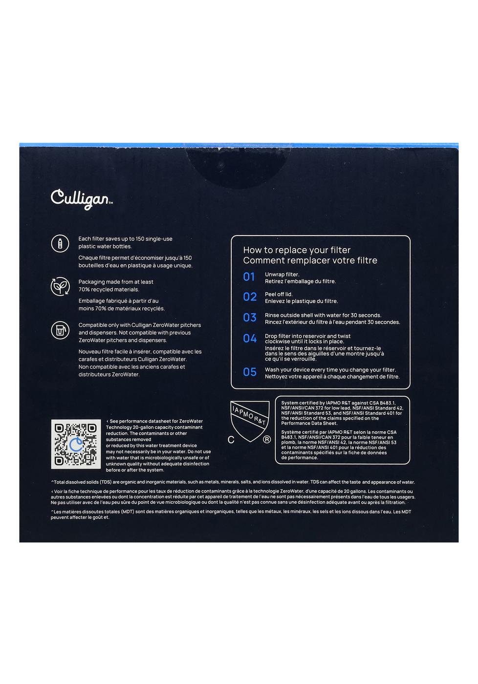 Culligan ZeroWater Filter; image 3 of 4