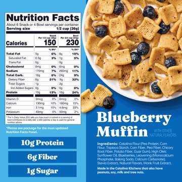 Catalina Crunch Pairings Blueberry Muffin Cereal