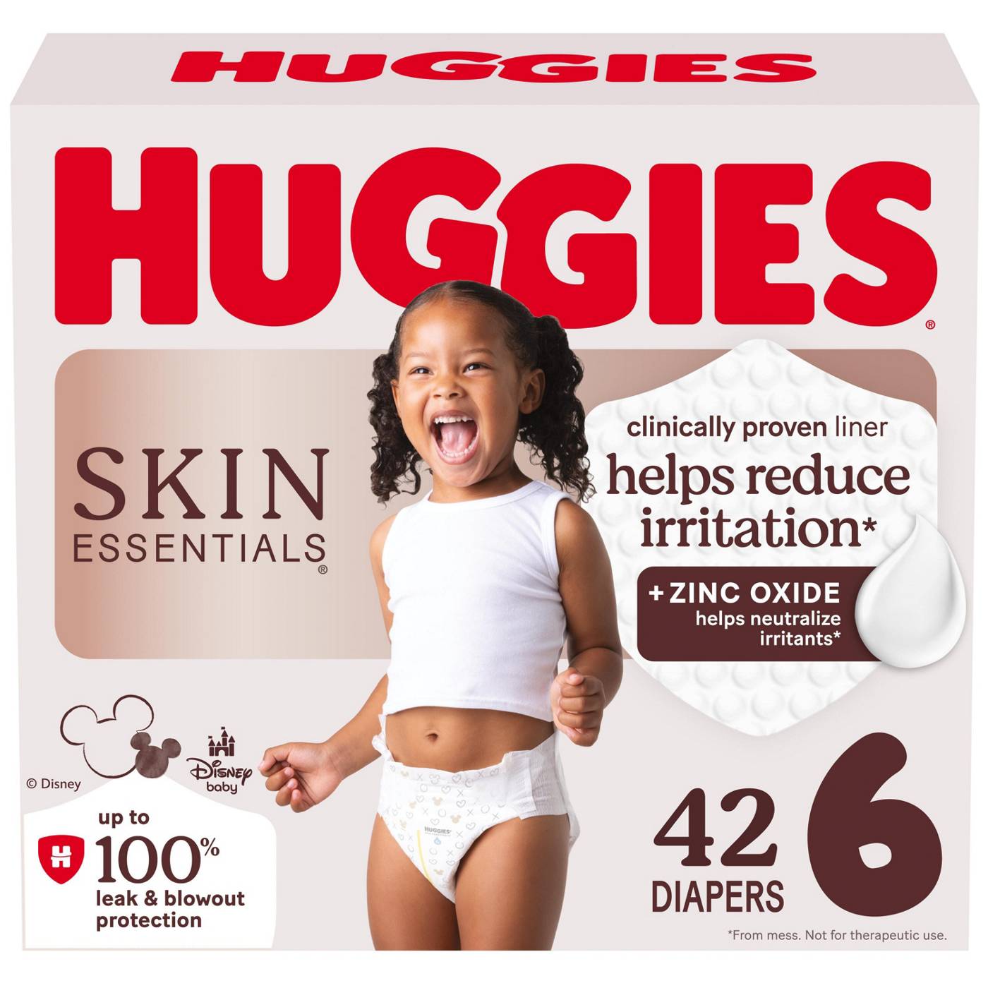 Huggies Skin Essentials Baby Diapers, Size 6 (35+ lbs); image 1 of 8