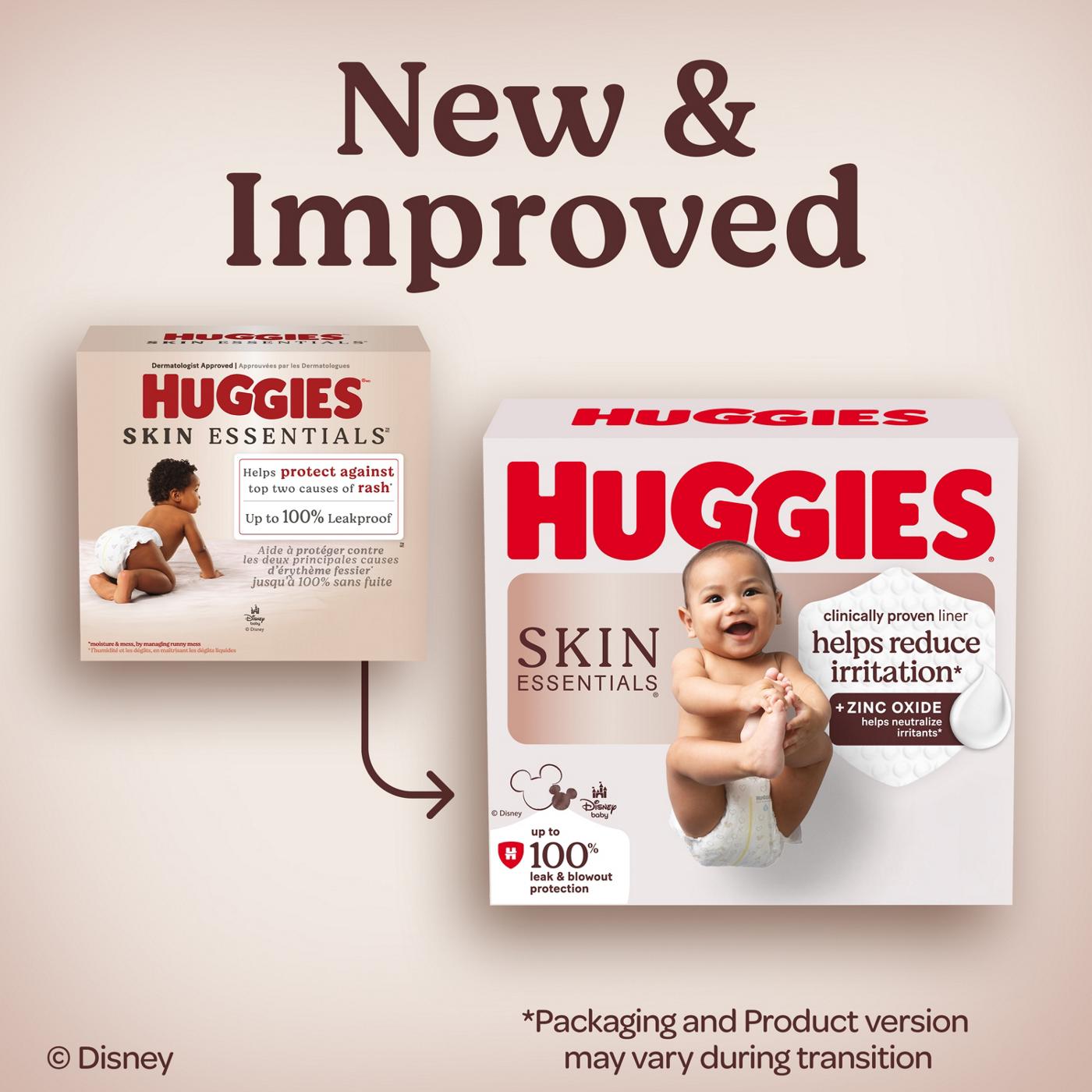 Huggies Skin Essentials Baby Diapers, Size 4 (22-37 lbs); image 7 of 8