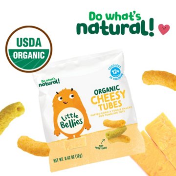 Little Bellies Organic Cheesy Tubes