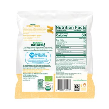 Little Bellies Organic Cheesy Tubes
