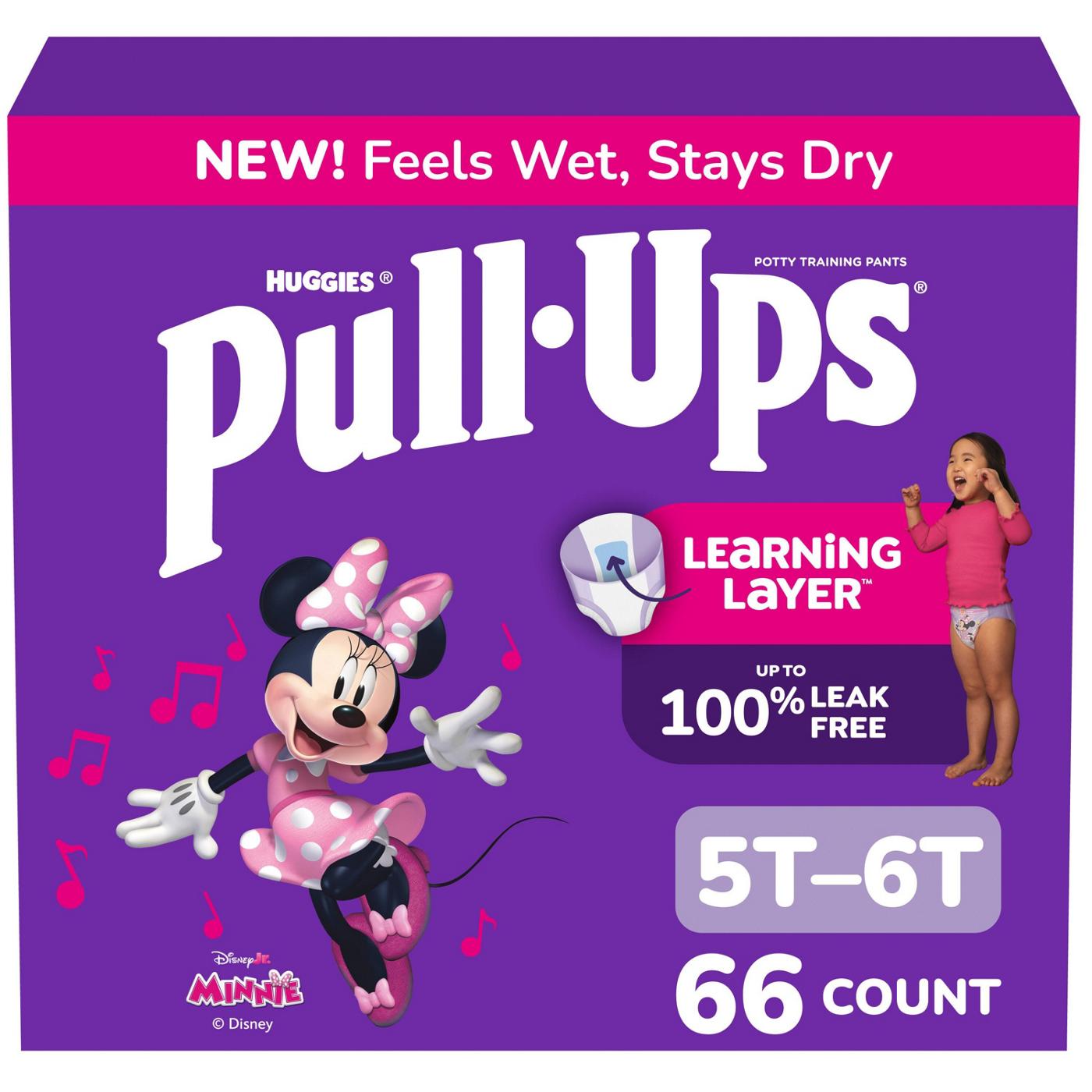 Pull-Ups Girls' Potty Training Pants, 5T-6T (46+ lbs); image 1 of 7