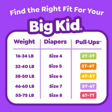 Pull-Ups Girls' Potty Training Pants, 5T-6T (46+ lbs)