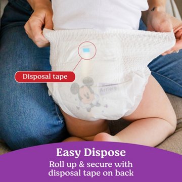 Huggies Little Movers HuggFit 360° Baby Diapers with 360° Waistband, Size 4 (22-37 lbs)