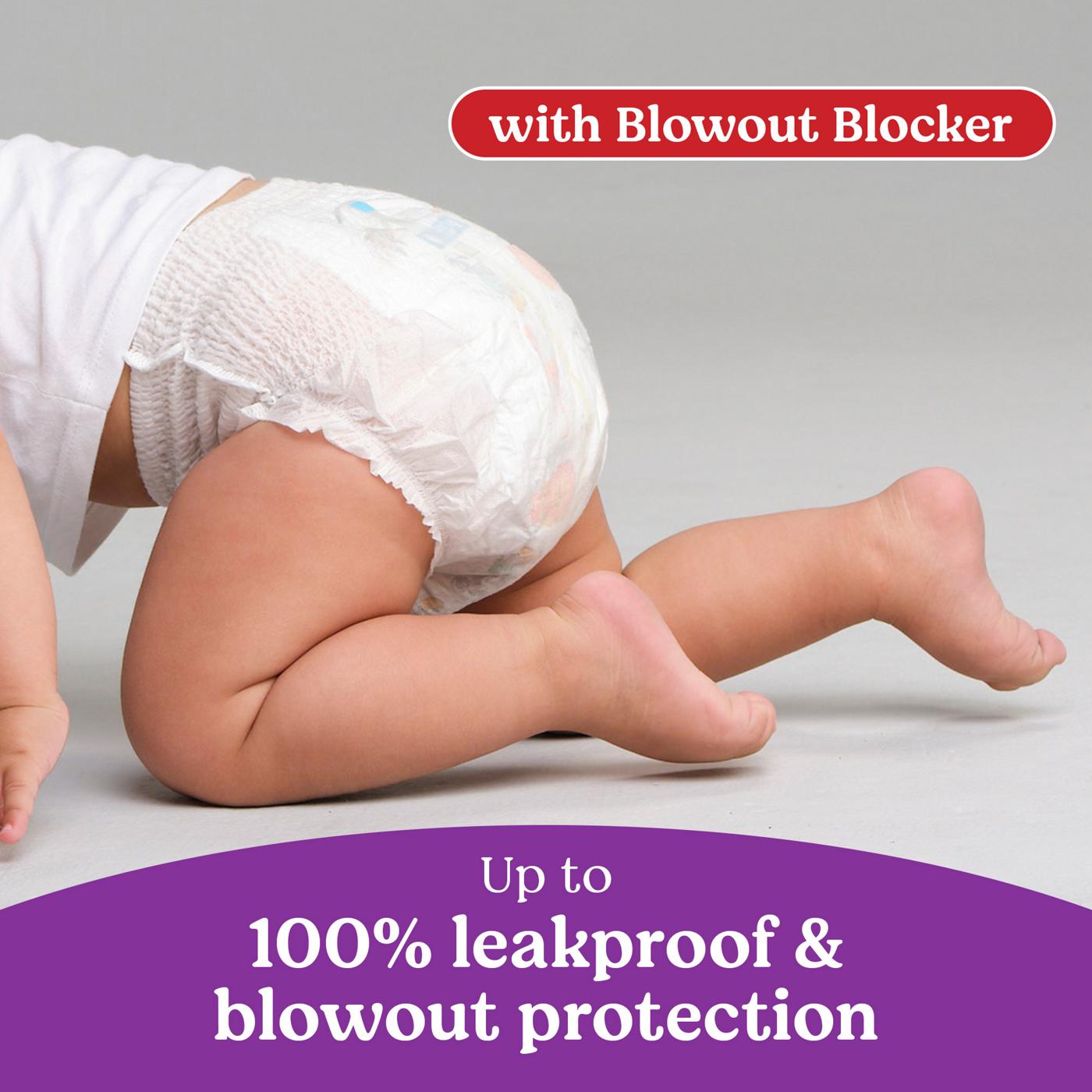 Huggies Little Movers HuggFit 360° Baby Diapers with 360° Waistband, Size 4 (22-37 lbs); image 4 of 8