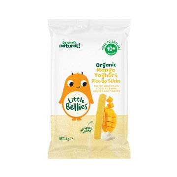 Little Bellies Organic Mango Yogurt Pick-Me Sticks, 0.56 oz