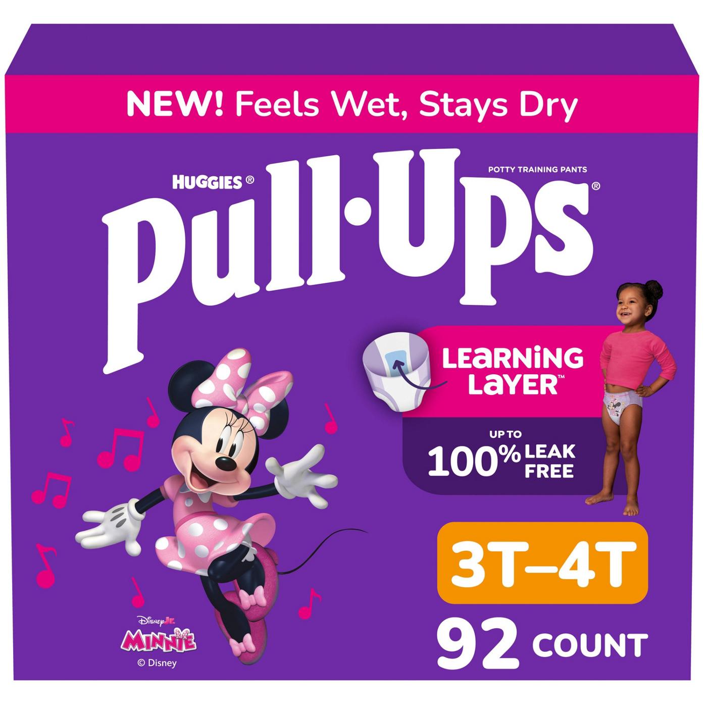 Pull-Ups Girls' Potty Training Pants, 3T-4T (32-40 lbs); image 1 of 7