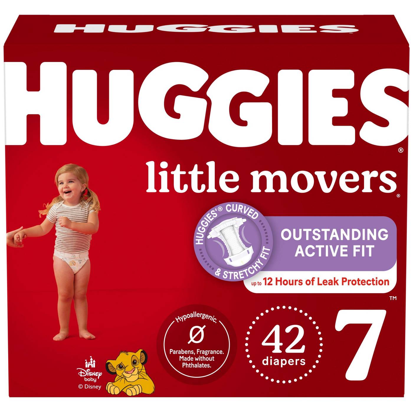 Huggies Little Movers Baby Diapers - Size 7 (41+ lbs); image 1 of 8