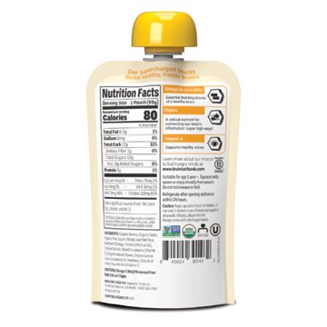 Little Brainiac Breakfast Blend Pouch - Banana Apple Oat