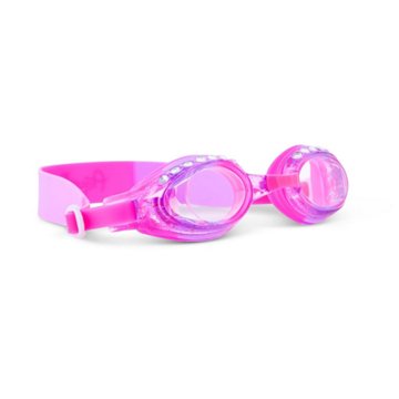 Aqua2ude Glitter Rhinestone Kids Swim Goggle - Pink