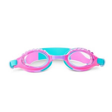 Aqua2ude Rhinestone Kids Swim Goggle - Pink & Blue