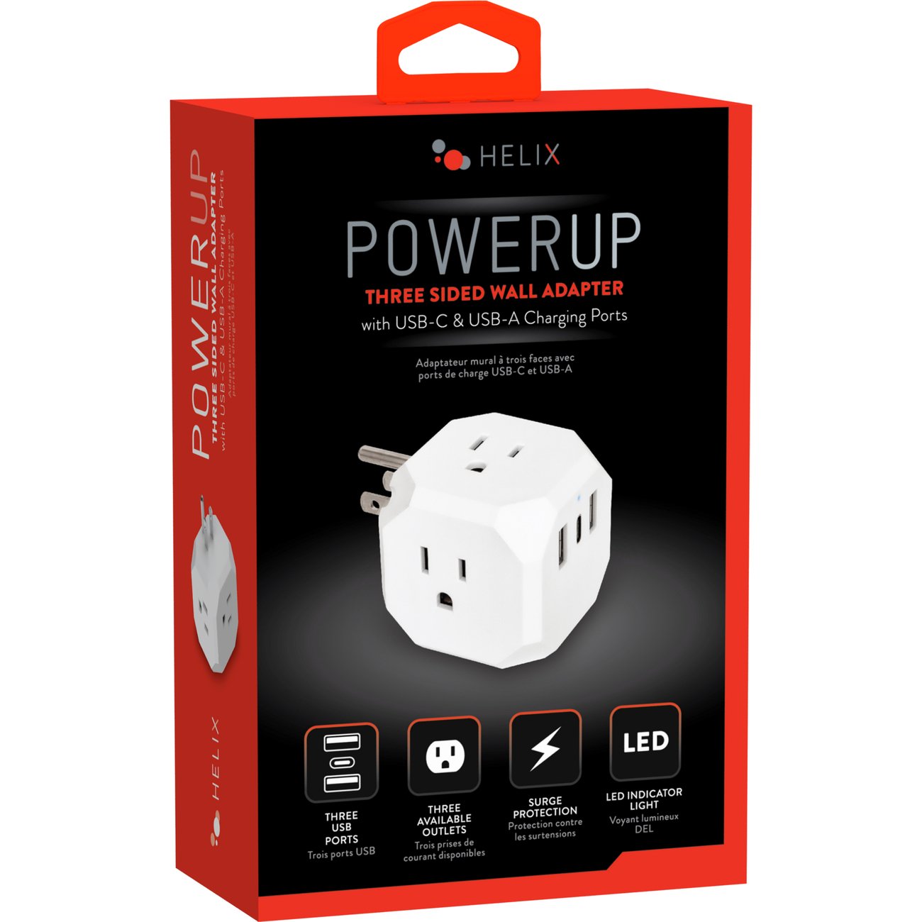 Helix PowerUp Three Sided Wall Adapter - Shop Smart home accessories at ...