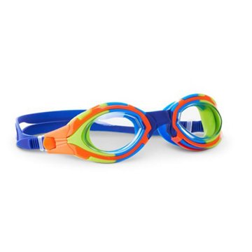 Aqua2ude Aviator Kids Swim Goggle - Blue Green & Orange