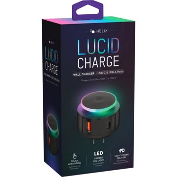 Helix Lucid Charge LED Wall Charger