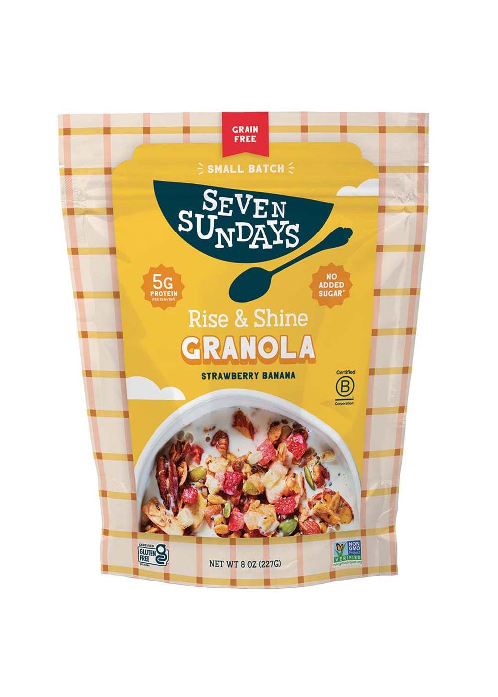 Seven Sundays Rise & Shine Granola - Strawberry Banana; image 1 of 3