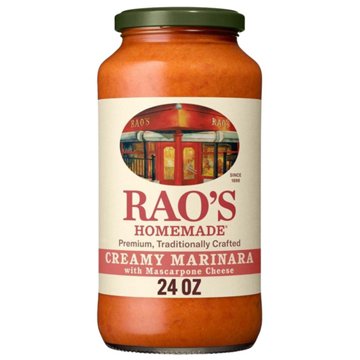 Rao's Homemade Creamy Marinara with Mascarpone Cheese Sauce
