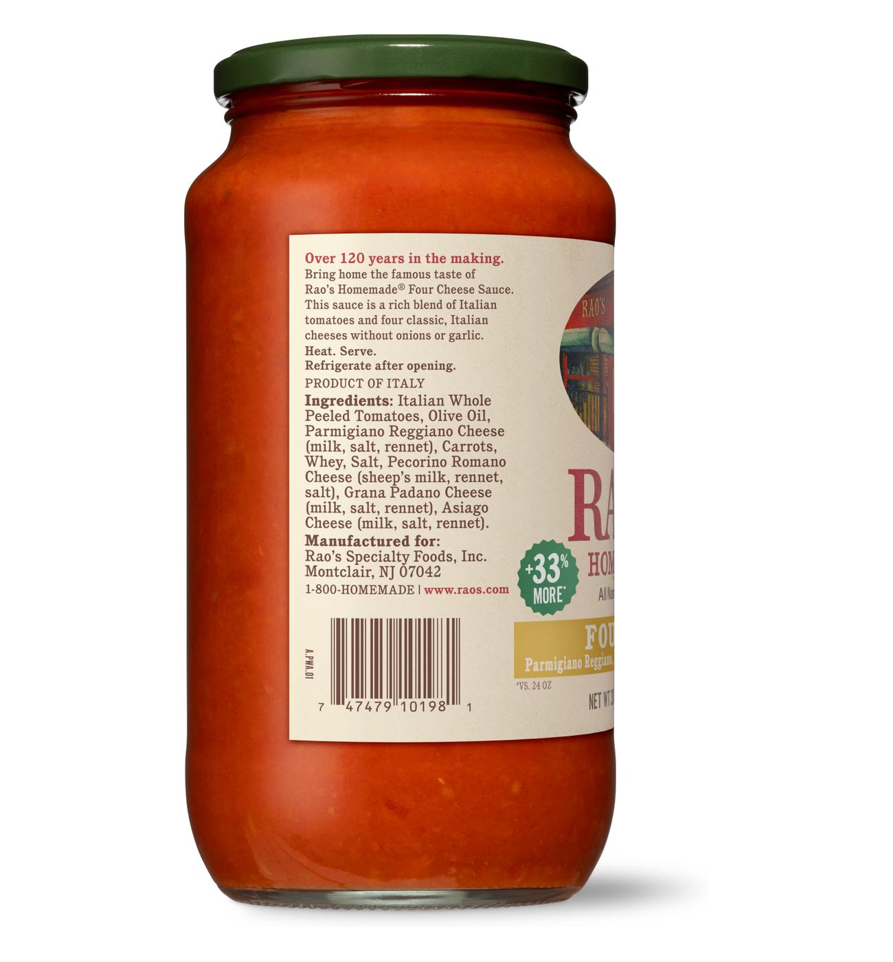 Rao's Homemade Four Cheese Sauce; image 3 of 3