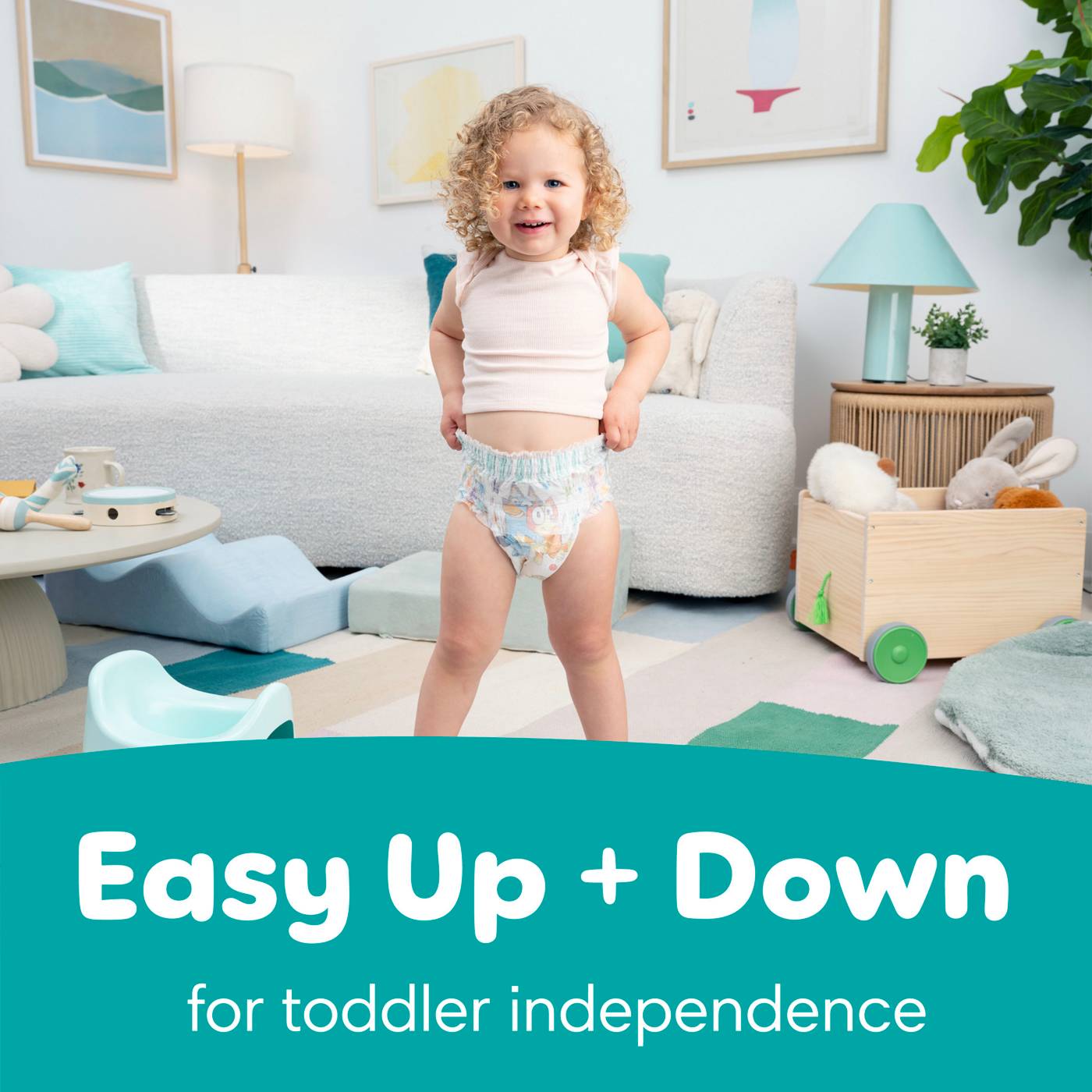 Pampers Easy Ups Bluey Training Underwear - Size 8 (6T-7T); image 8 of 10