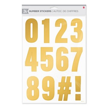 American Greetings Large Number Stickers Pack