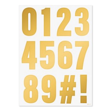 American Greetings Large Number Stickers Pack