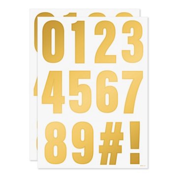 American Greetings Large Number Stickers Pack