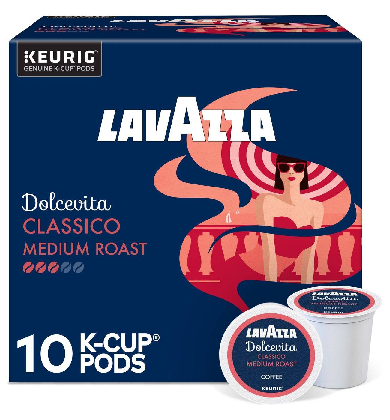 Lavazza Dolcevita Classico Medium Roast Coffee Single-Serve K-Cup Pods; image 1 of 7