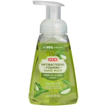 HEB Antibacterial Foaming Hand Soap - Green Tea & Aloe