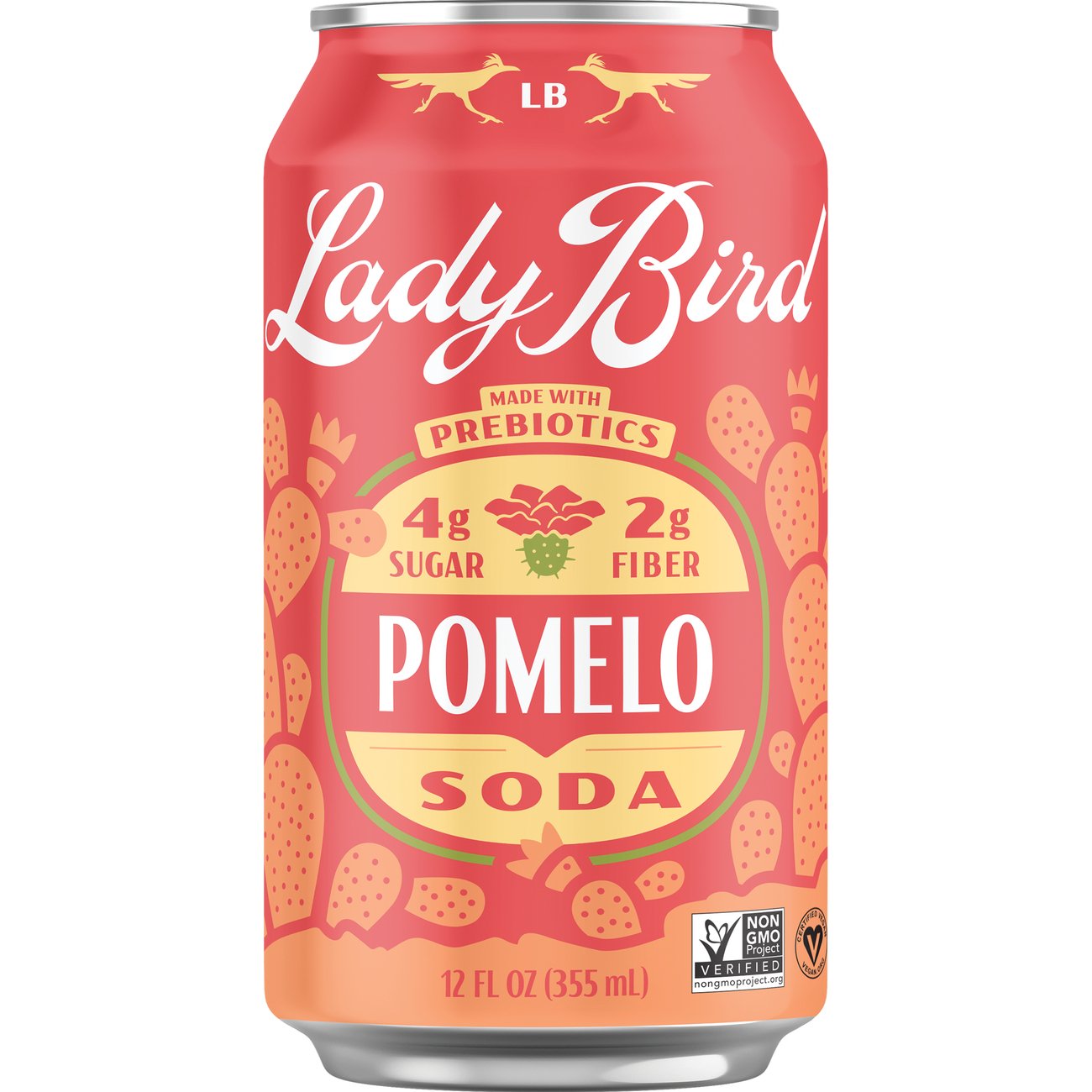 Lady Bird Prebiotic Soda - Pomelo, 12 oz | Central Market - Really