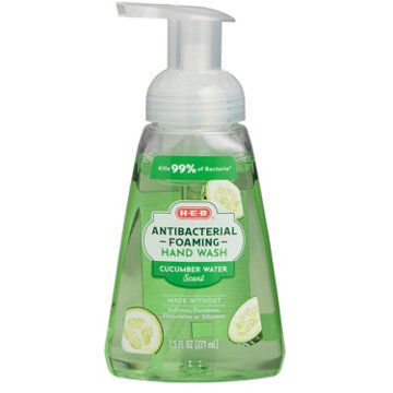 HEB Antibacterial Foaming Hand Soap - Cucumber Water