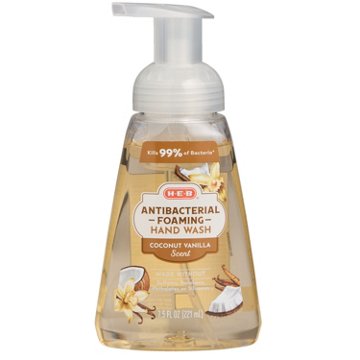 HEB Antibacterial Foaming Hand Soap - Coconut & Vanilla