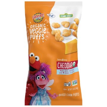 Earth's Best Organic Veggie Puffs - Cheddar