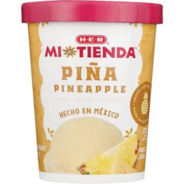 H-E-B Mi Tienda Sorbete de Piña, 1.05 qt