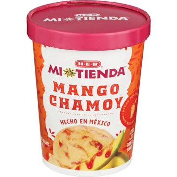 H-E-B Mi Tienda Sorbete de Mango Chamoy, 1.05 qt