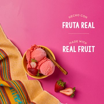 H-E-B Mi Tienda Sorbete de Fresa, 1.05 qt