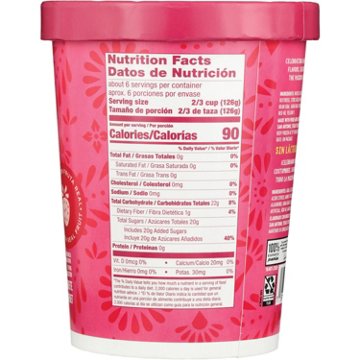 H-E-B Mi Tienda Sorbete de Fresa, 1.05 qt