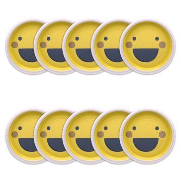American Greetings Smiley Faces 9" Paper Plates