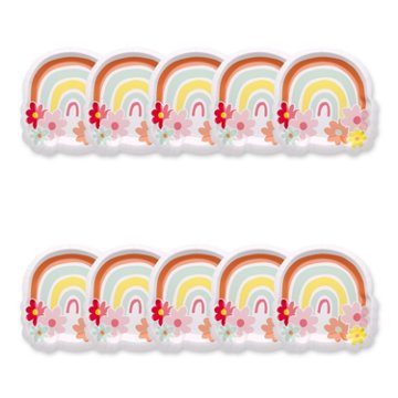American Greetings Rainbow 7" Birthday Paper Plates, 10 ct